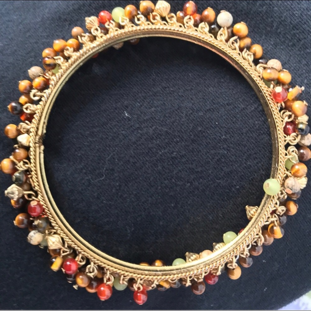 Boho Beaded Bangle